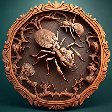 3D модель Pheidole excubitor (STL)